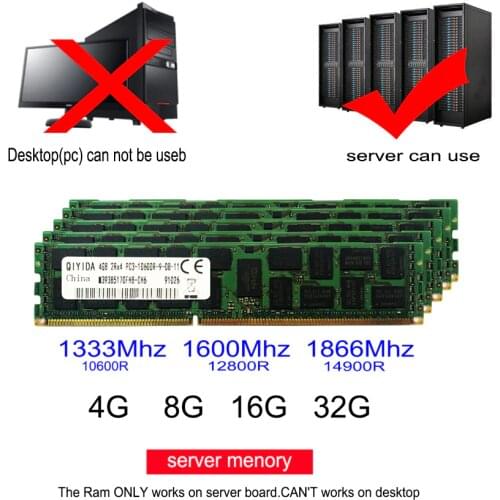 X79 X58 X99 REG ECC Server memory usage 8GB DDR3 1333MHz 1600Mhz 1866Mhz 8G REG ECC server memory RAM 16gb 16g 32gb 32g 4GB