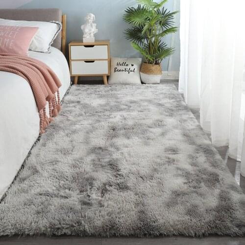 Nordic Ins Thickened Plush Living Room Coffee Table Carpet Bedroom Bedside Tatami Cute Girl Floor Mat Full Bed