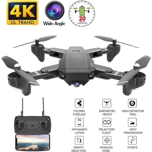 Folding RC Quadrocopter With Camera HD RC Drone Profissional With GPS FPV WiFi Real-time Transmission Headlss Mode Toys For Kid