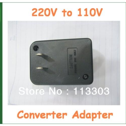 High Quality 50W 220V US to 110V US EU Plug Adapter AC Power Voltage Converter Adapter Free Shipping