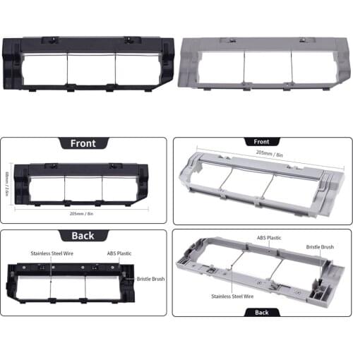 Roller Main Brush Cover For Xiaomi Mi Mijia 1/1S Roborock S55 S5 S5MAX S51 S52 S6 S55 T6 T4 Robot Vacuum Cleaner Spare Part