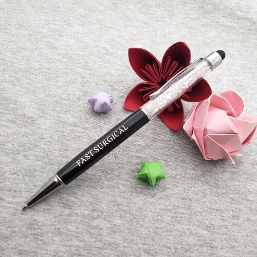 1pc stylus pen custom logo pen with your name text FREE Personalized festival gifts with your company logo info
