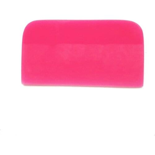 10*5.5cm Pink Scraper Soft Rubber Squeegee Tint Tools Glass Water Wiper Car Styling Sticker Accessories Window Film Car