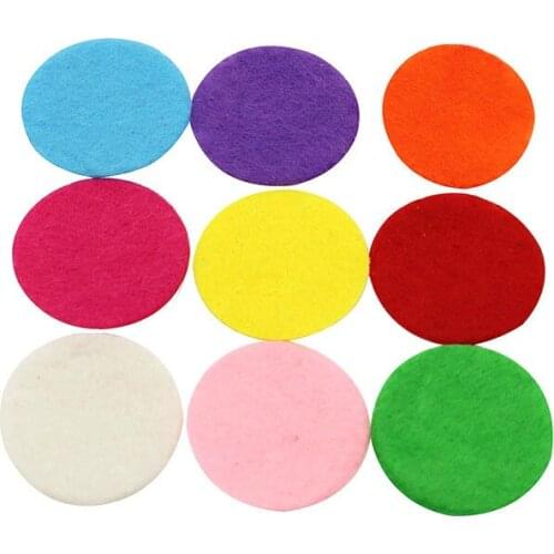 200pcs 25/30/35/40mm crafts Round Felt fabric pads accessory patches circle felt pads, fabric flower accessories