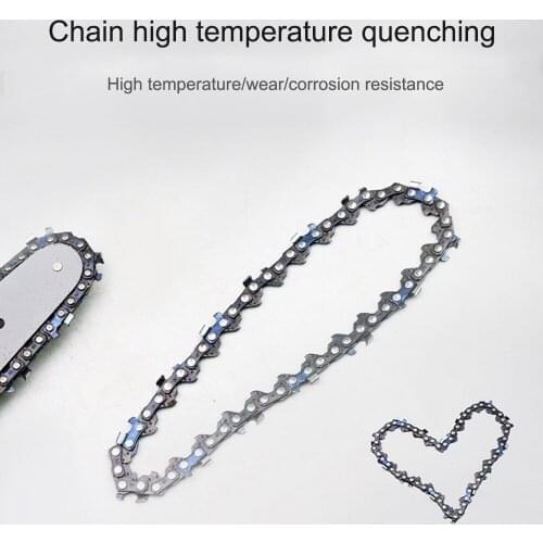 4/6inch Steel Chainsaw Logging Saw Blade Cordless Electric Chain Saw Chain Replacement Carpenter Gardening Tool Accessories
