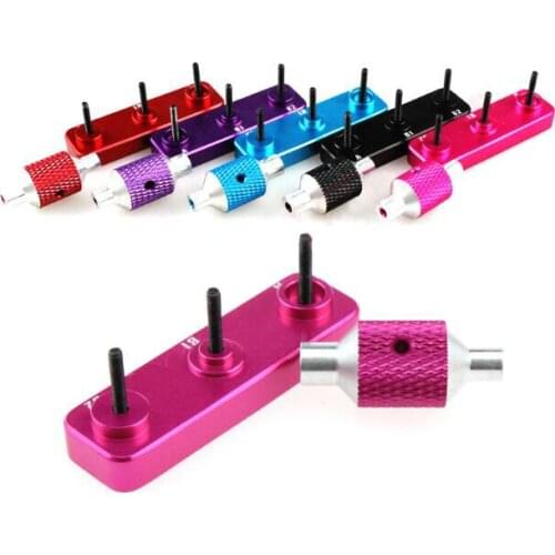 DIY Tamiya Mini 4WD RC Car Model Disassembly Bearing Tool Aluminum Alloy Guide Wheel Bearing Disassembly Instal Tool