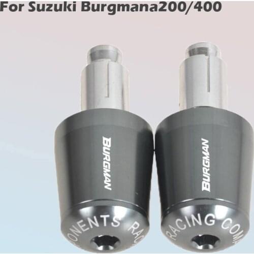 For Suzuki Burgmana200/400 Modified Handlebar Plug Aluminum Alloy Handle Plug Balance Terminal Accessories