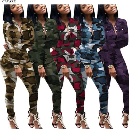 Womens Pants Suit Camouflage 2 Piece Sets Two Piece Set Outfits Tracksuit Top and Pants Sweatsuits F0187 S-3XL Plus Size