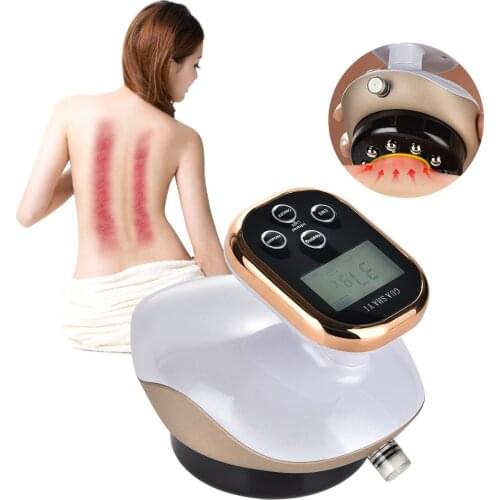 Electric Cupping Massager EMS Vacuum Suction Cups Apparatus Guasha Scraping Fat Burner Body Slimming Anti Cellulite Therapy Tool