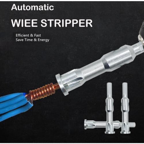 Electrical Twist Wire Stripping Wire Stripper Electrician Universal Automatic Twisting Wire Stripping Connector Hand Tools