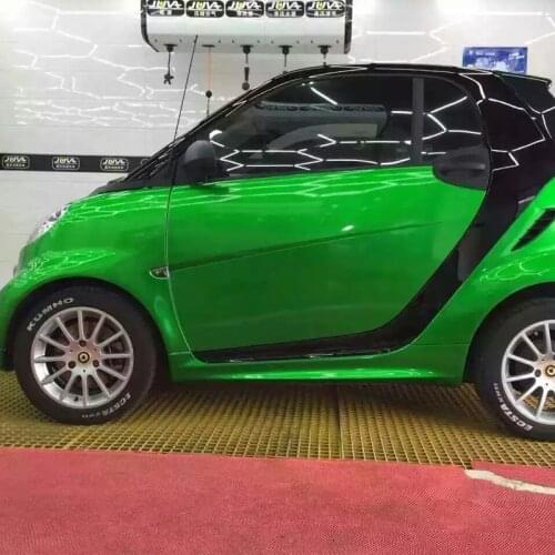 1.52x20m air free bubbles Glossy Metalic Pearl Film Green sticker for car GMP04