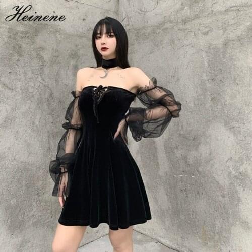 Черные летние платья Heinene China At AliExpress