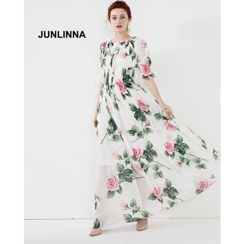 Розовые летние платья JUNLINNA China At AliExpress