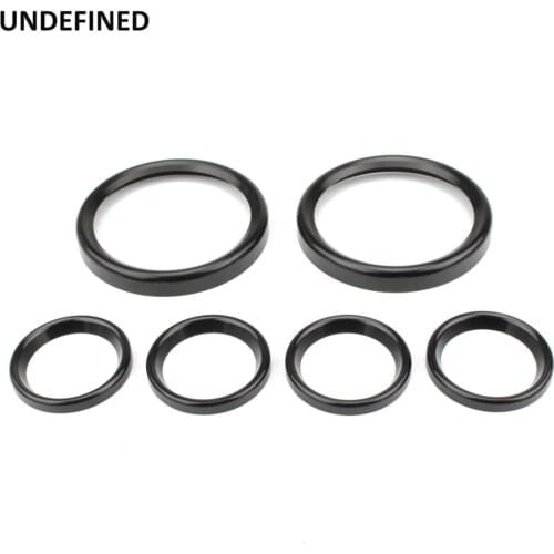 Motorcycle Speedometer Trim Ring CNC Instrument Cover Burst Gauge Bezel Kits For Harley Touring Road Electra Street Glide 96-13