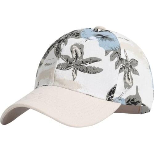 2020 Unisex Summer Floral Leaves Printed Baseball Cap Boho Adjustable Snapback Hat