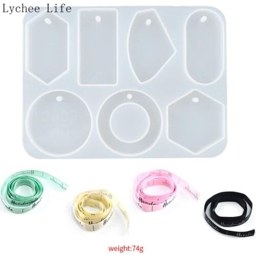 Lychee Life Candle Mold Handmade Aromatherapy Holder Wax Candle Silicone Mold Plaster Candles Mould Polymer Clay Tools