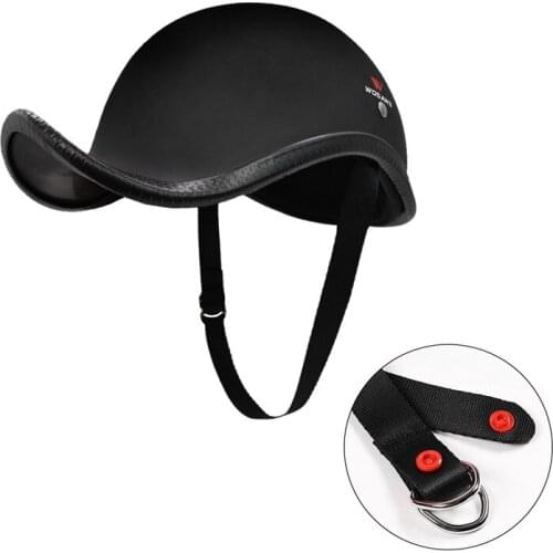 WOSAWE Motorcycle Half Helmet Vintage pattern Cycling city Scooter Electric Motorcycle Safety Head Protection moto Helmet