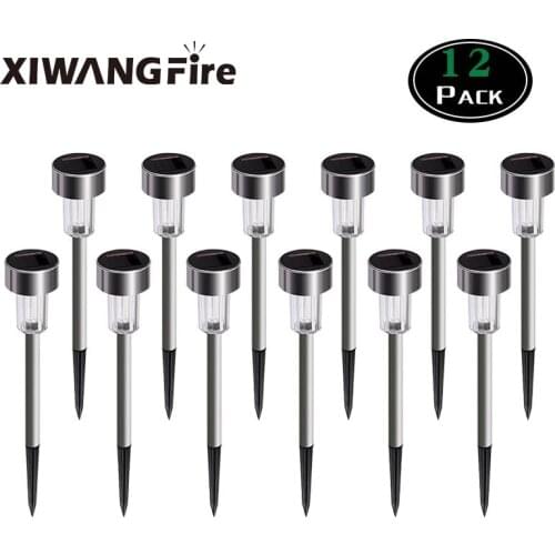 XIWANGFIRE LED Solar Garden Light Outdoor Waterproof Solar Street Light Lawn Sidewalk Landscape Light For Channel Decoration