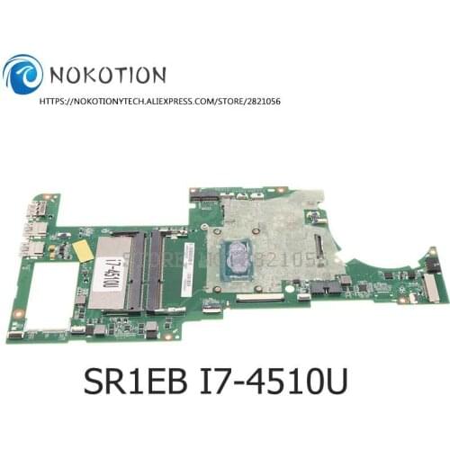 NOKOTION A000298600 DA0BLSMB8E0 MAIN BOARD For TOSHIBA Satellite P55 P55W P55W-B Laptop Motherboard SR1EB I7-4510U CPU