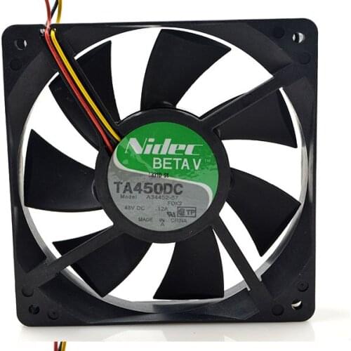 New original A34452-57 48V 0.12A 12025 12CM chassis inverter cooling fan