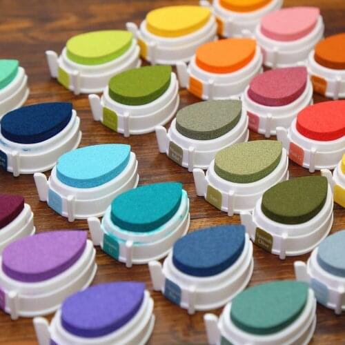 Tsukineko water drop printing pad multi-purpose rubber stamp hand account cut and paste manual use imported ink pad series 2