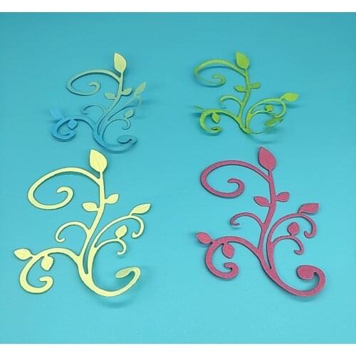 Plants, flowers, leaves, lace, DIY metal cutting mold, scrapbook card making, embossed background, handmade artwork