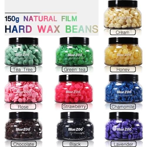 150g Bikini Depilatory Hard Wax Bean Pellet No Strip Waxing Bead Body Hair Removal Hot Film Wax Bead Hair Removal for Body