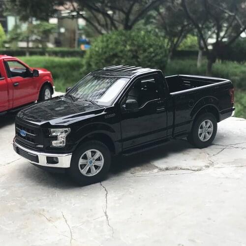 WELLY 1:24 2015 Ford F-150 regular black car model handicraft decoration collection toy tool gift die-casting alloy car model