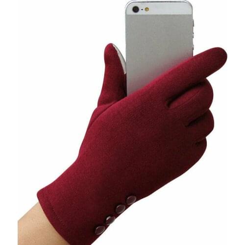 Women Winter Warm Touch Screen Gloves For Formal Occasions Tablet Full Finger Mittens Warm Groves