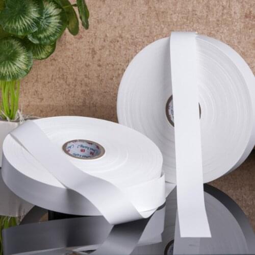 1 Lot = 1 Roll(3.5 cm width * 200 meters length) Blank white care label nylon coated tape print washing tag STOCK SALE