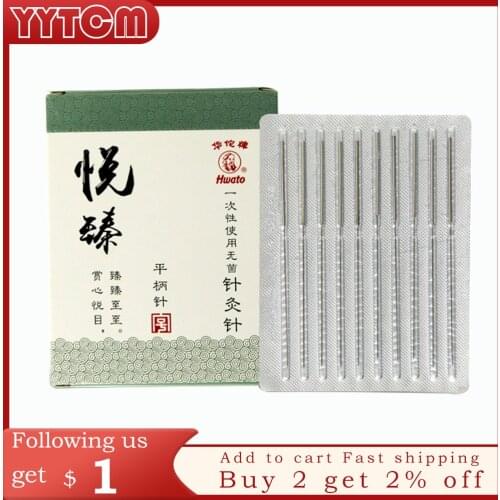 100pcs/box Acupuncture Needle Disposable Needle Acupuncture Beauty Massage Needle health care healthcare moxibustion