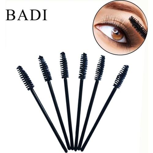 50pcs Disposable Mascara Wands Micro Eyelash Eyebrow Brush Professional Makeup Handle Applicator Beauty Cosmetic Tools Supplies