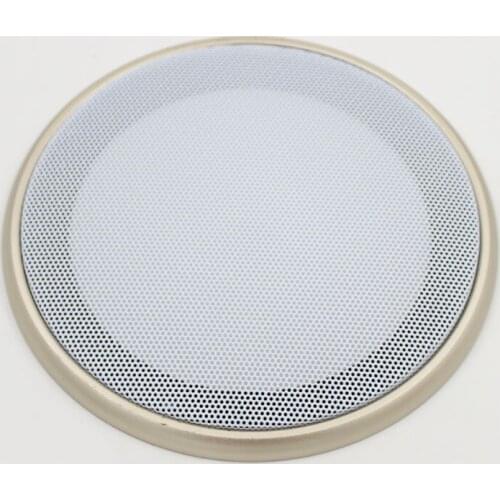 Car Speaker Grille 6.6inch Speaker Coaxial Steel Sub Mesh Grills Cover Gold Woofer Silvery Cover 200MM Speaker Grill Cover