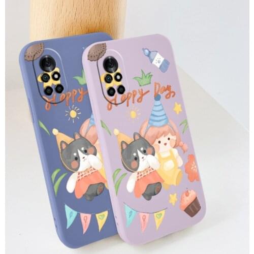 Celebrating Girl Phone Case For Huawei Nova 8 7 Pro SE 6 SE 5 Pro 5Z 5I 5Ipro 5T 4 4E Liquid Silicone Cover
