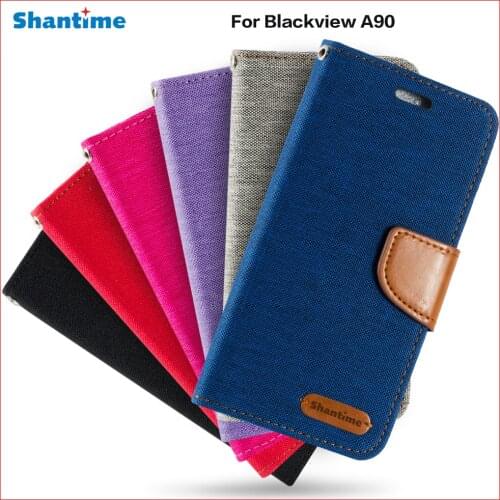 PU Leather Flip Case For Blackview A90 Business Case For Blackview A90 Card Holder Silicone Photo Frame Case Wallet Cover