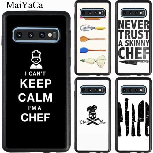 Baking Cooking Utensils Chef Case For Samsung Galaxy Note 20 Ultra S20 S9 S10 Plus A51 A71 A31 A50 A70 M21 M31 A21S A20e
