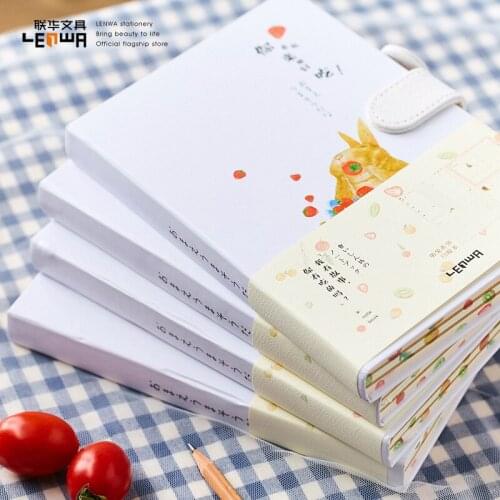 A5 Color Page Notebook Notebook Creative Magnetic Buckle Notebook Thick Hard Copy