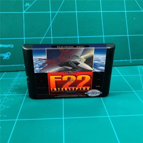 F22 - 16 bit MD Games Cartridge For MegaDrive Genesis console