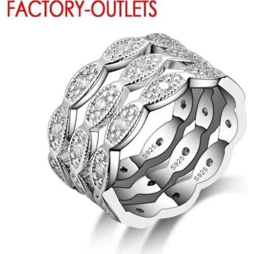 Wedding Party Rings Set For Women Fashion Vintage 925 Engagement Finger Ring Sets Luxury Jewelry Bague