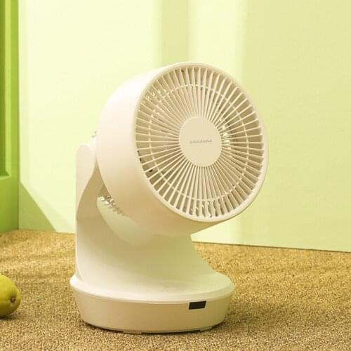 Desk Fan Small Personal Desktop Table with Strong Wind Quiet Operation Portable for Office Bedroom Air Circulation Turbine