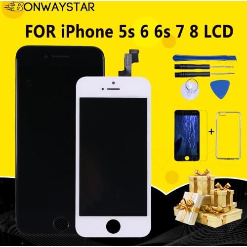 New LCD Screen For iPhone 6 6S 7 8 Display Touch Screen Assembly Digitizer AAAA quality Replacement 100% Tested for ip5s se LCD