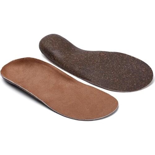 Orthopedic Insoles For Shoes Women Men Sole Flat Foot Arch Support Corrector Steunzolen Cork Orthotics Insole Shoe Pad Inserts