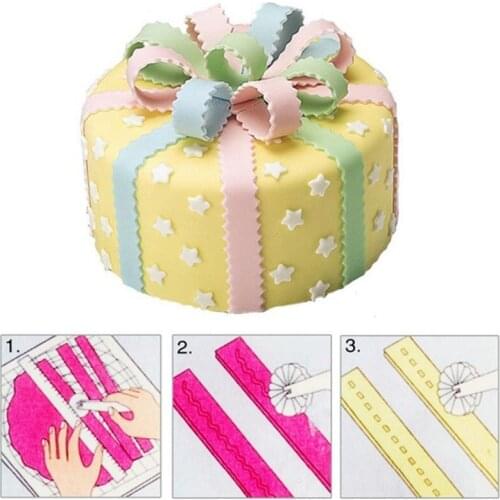 Sugar Fondant Cake Cutter Embosser Sugarcraft Decorating Modelling DIY Tool Craft Christmas Cake Decorating Tools