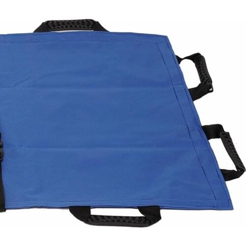 Foldable Canvas Stretcher Emergency Litter 12 handgrips 2 belt