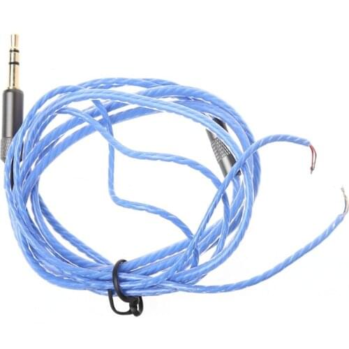 3.5mm Jack DIY Replacement Headphone Cable Maintenance Wire Without MIC X5QC