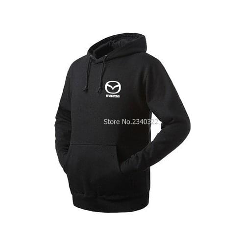 New fall and winter solid colour Mazda sweatshirt for men and women tops