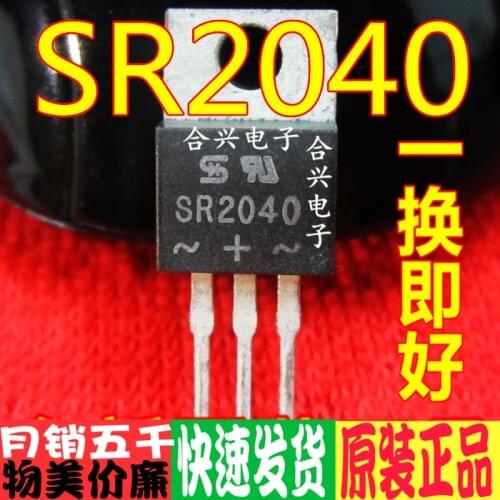 Sr2040pt TO-220 High-Power Transistor Field Effect Transistor Real Brand New & Original Change Is OK