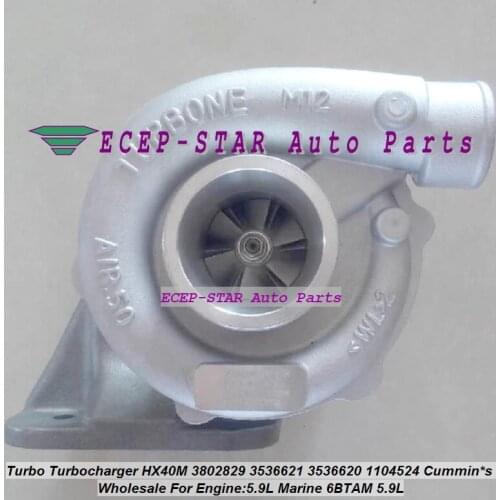 Turbo Turbocharger HX40M 3802829 3536621 3536620 1104524 turbine For Cummin*s 5.9L Marine 6BTAM 5.9L 1995-2006
