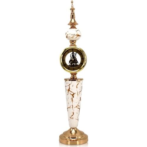 Metal furnishings creative home ornaments living room European simple clock decoration