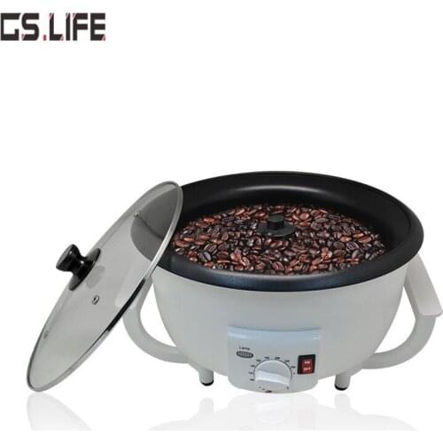 Electric Coffee beans Roaster Machine Roasting Dried peanut non-stick coating baking tool household Grain drying 110V 220V EU US